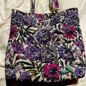 Vera Bradley Lady Bug Purple Tote
